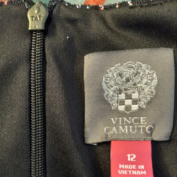 Vince Cumoto Black Shimmer Dress - Picture 5 of 5